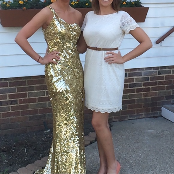 Gold Prom Dress - Picture 1 of 5